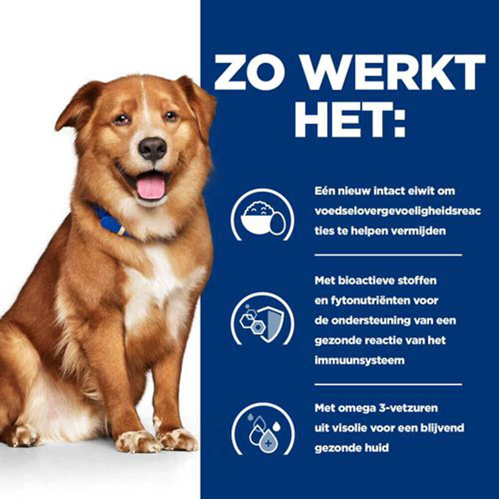 Hill's Prescription Diet Derm Complete - Hondenvoer - 4 Kilogram - kip
