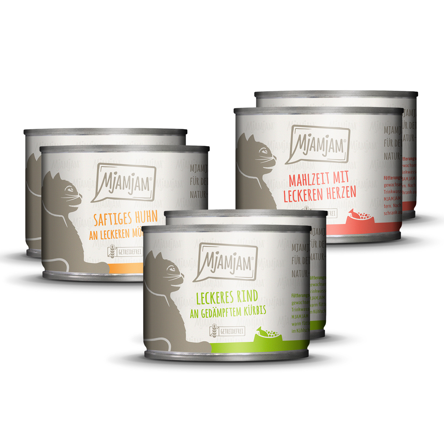 leckere Mahlzeiten Mixpaket I für deine Katze 6 x 200 g