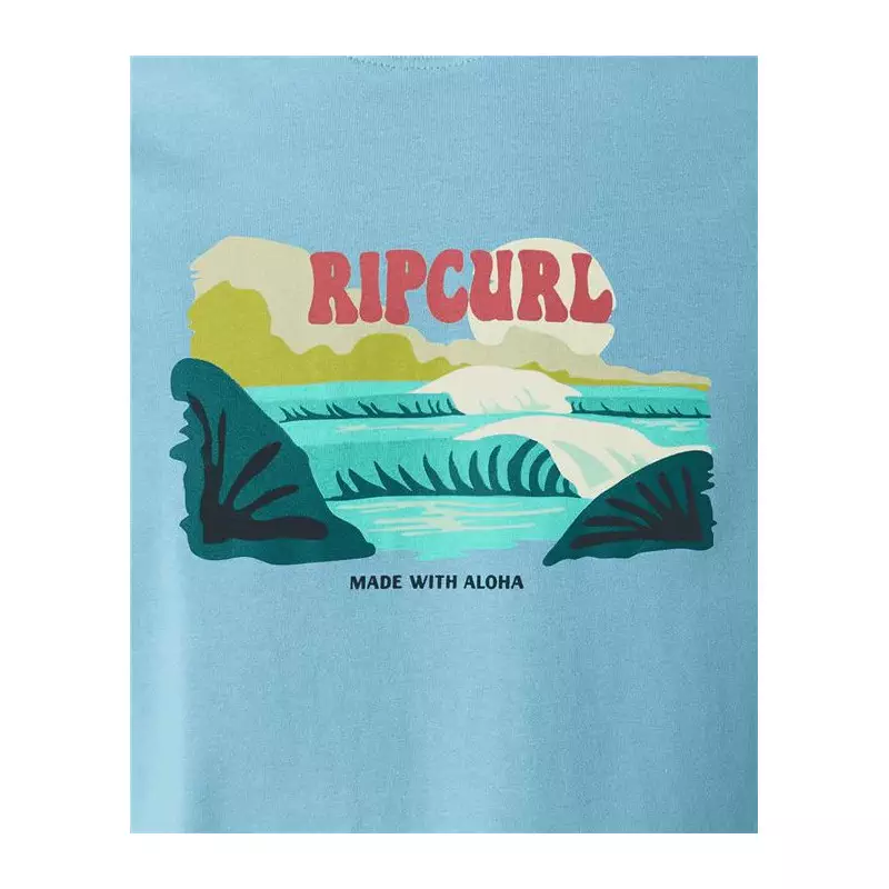 Teeshirt RIPCURL Horizon Front Print Sstee Dusty Blue M