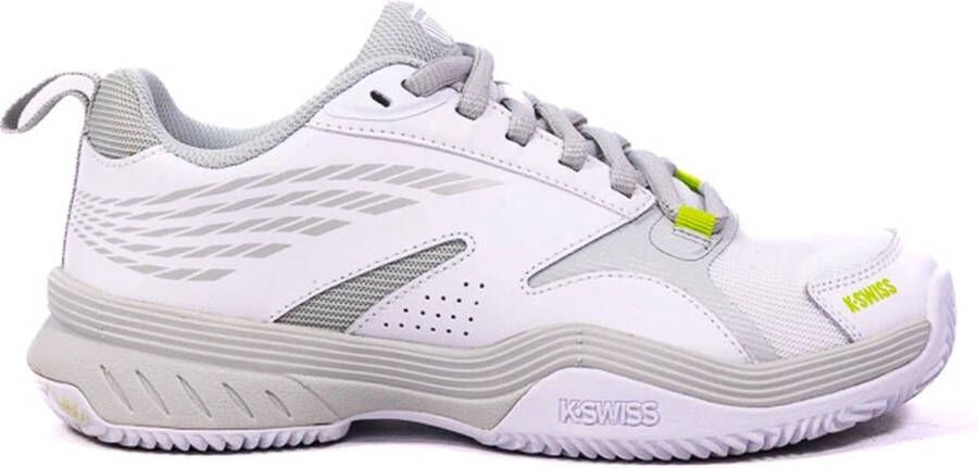 K-Swiss SpeedEx Padel padelschoenen wit zwart aqua