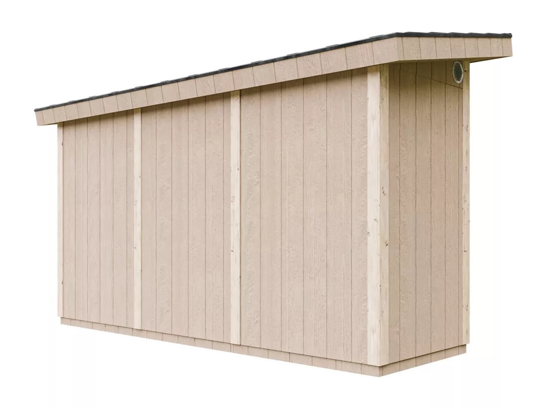 Abri de Jardin Qualité Premium 4m² /L161xL412xH239 cm - Timbela M902A-HARVEST HONEY