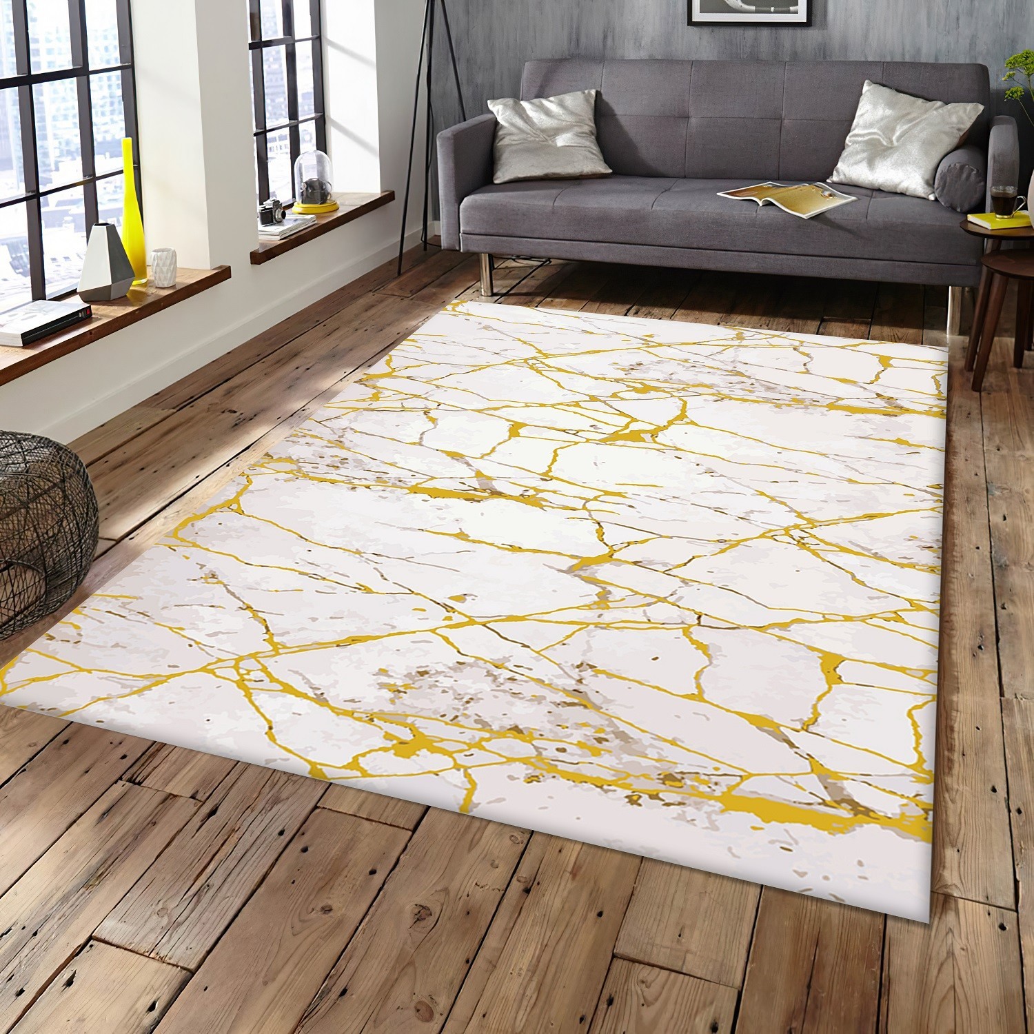 Mani Textile TPS_MARBR_00 - Tapis de salon MARBRE