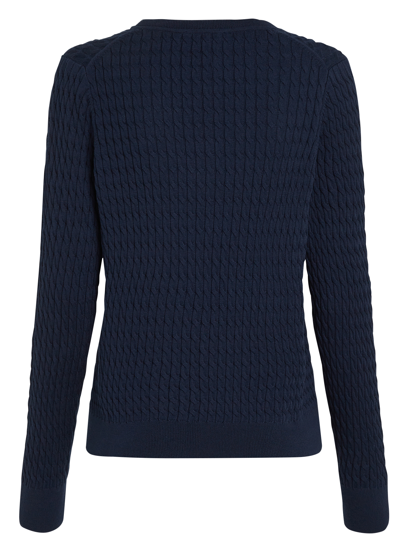 Pull droit en coton bio | Bleu