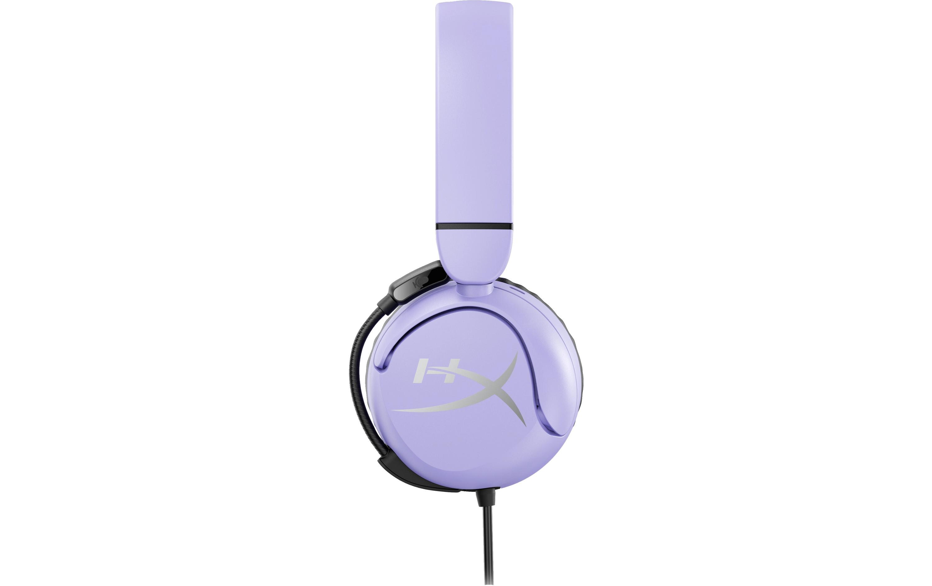 Headset Cloud Mini Lavendel/SchwarzKomfortables Kinder-Gaming-Headset für PC und Spielkonsolen