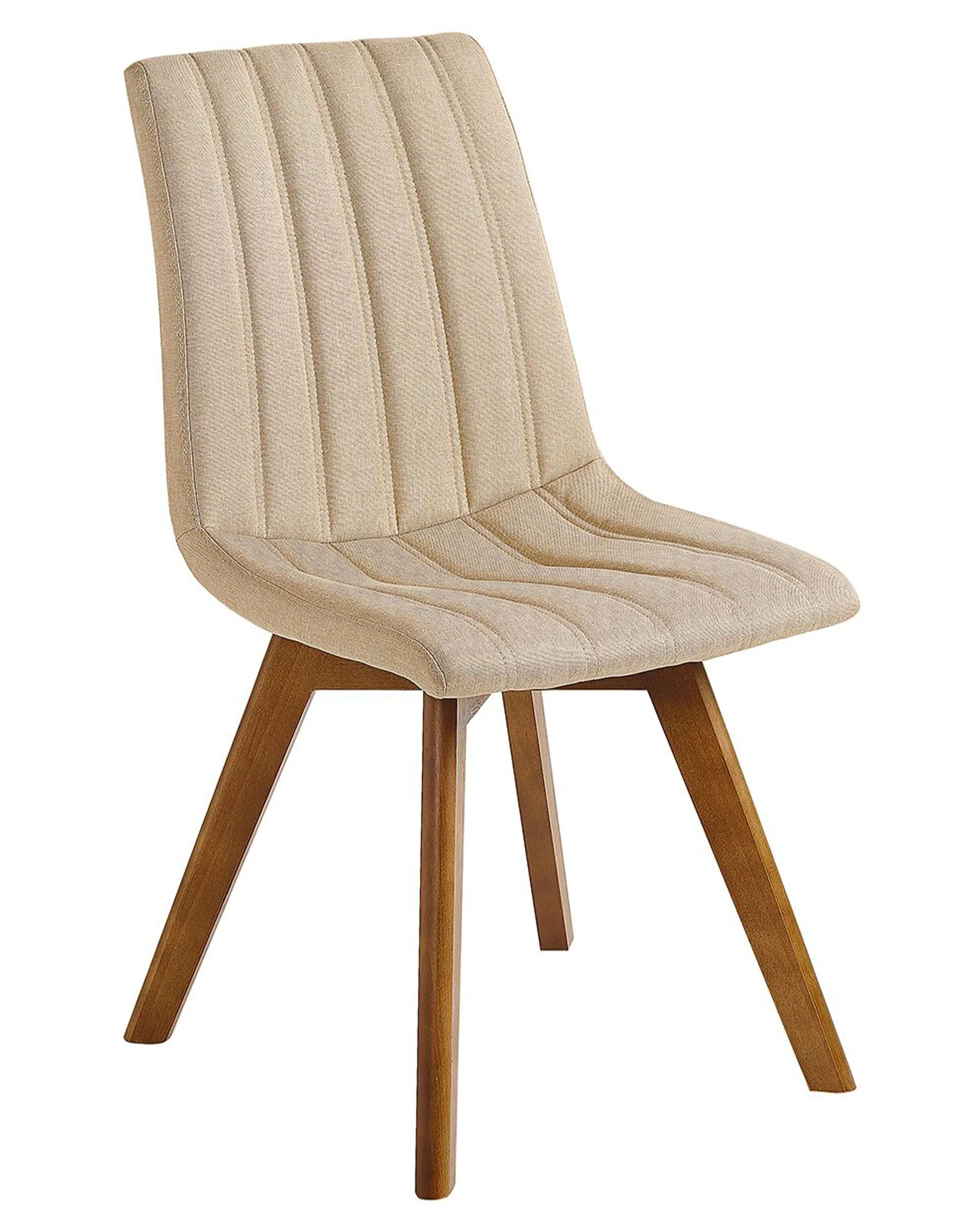 Set van 2 eetkamerstoelen CALGARY Zandbeige