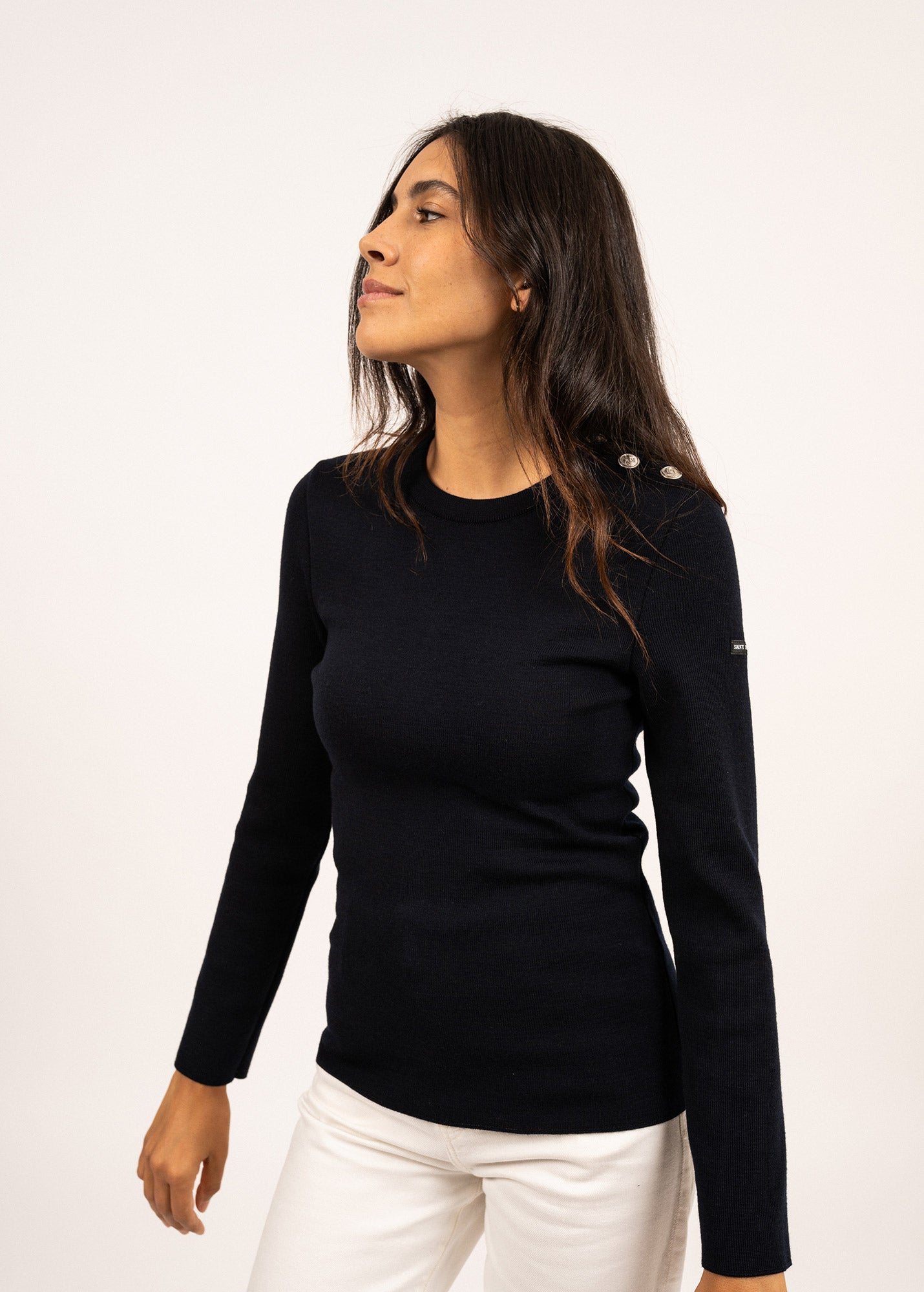 Pull marin uni Marée