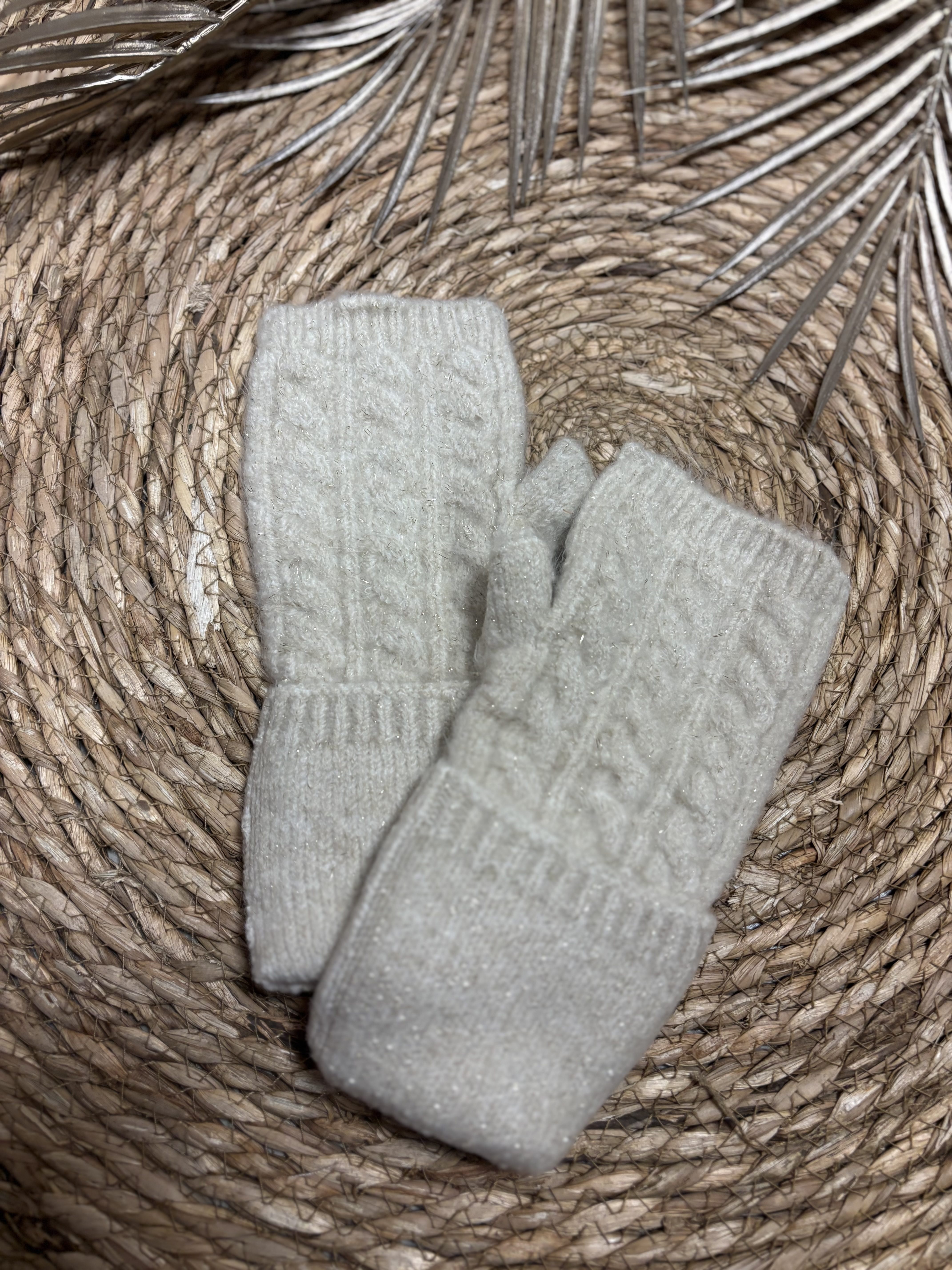 Handschoen Beige