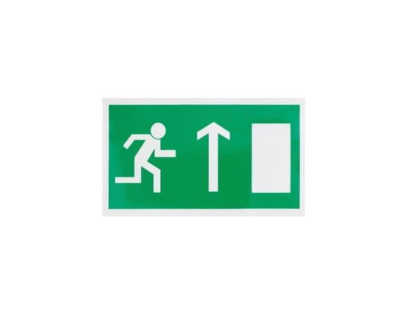 Nenurodyta_V Sticker Exit Up Right 100X180mm