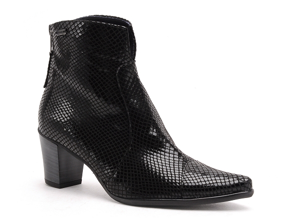 Dorking boots bottine talons femme d6034sup noir