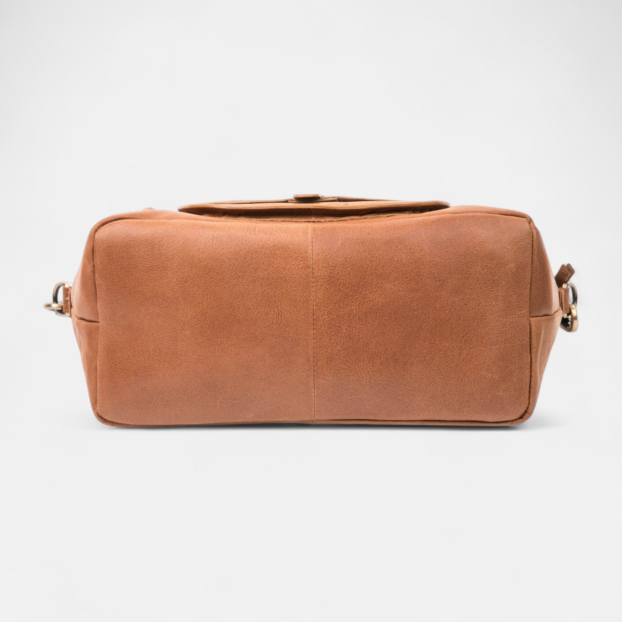 Sac à main en cuir cognac