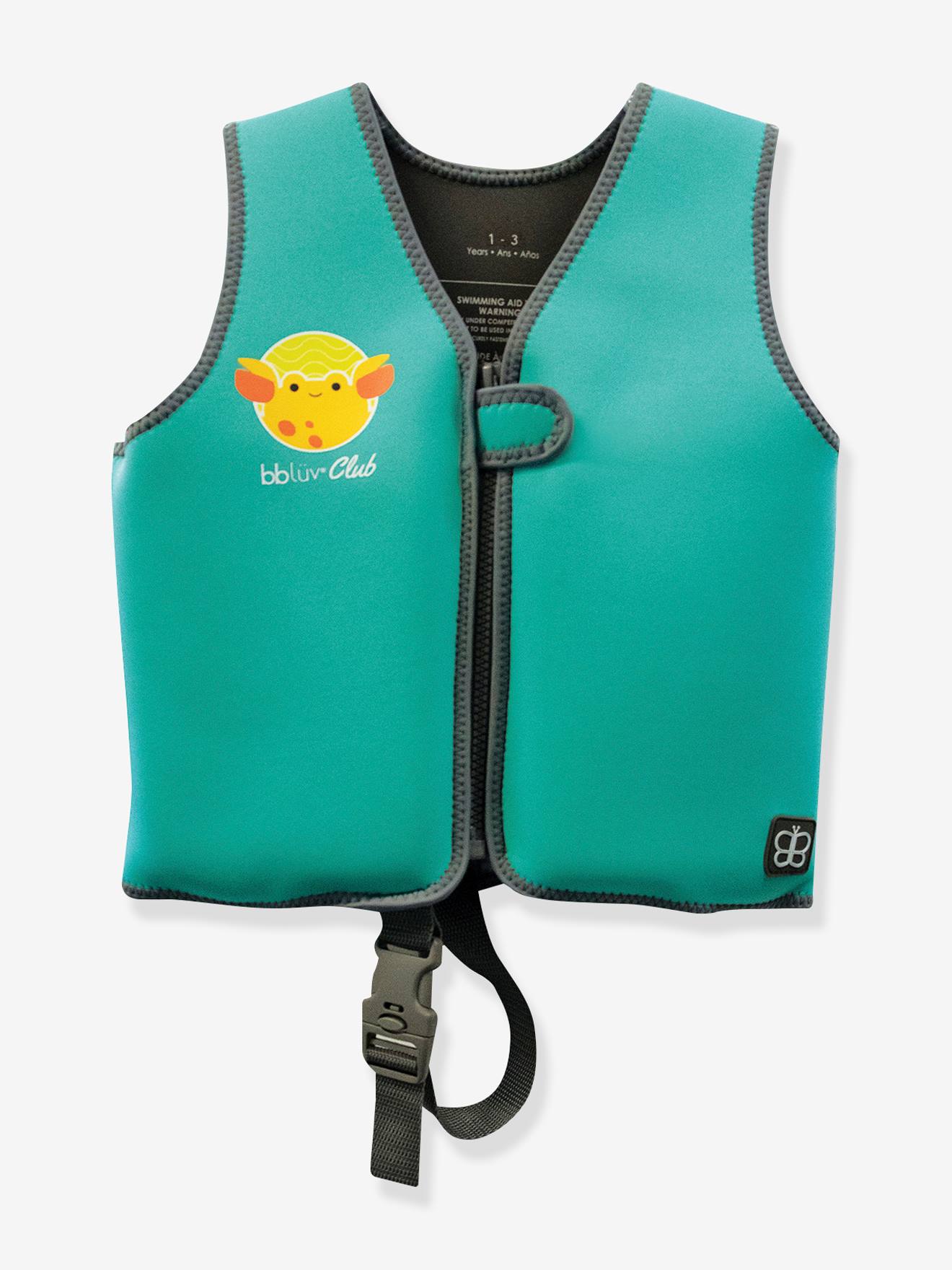 Jaqueta de natação de neoprene para natação em evolução.