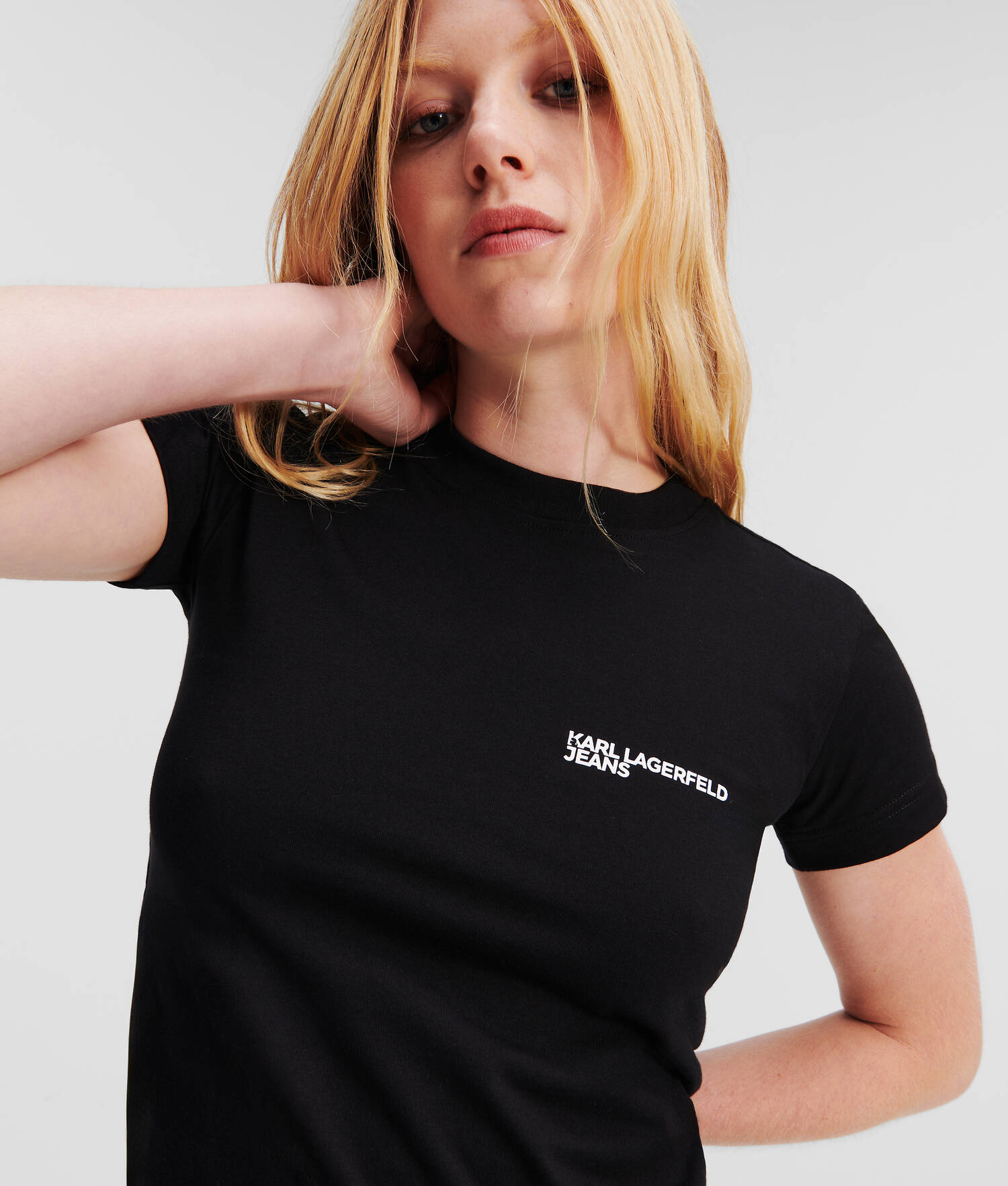 T-SHIRT AJUSTÉ AVEC LOGO KLJ