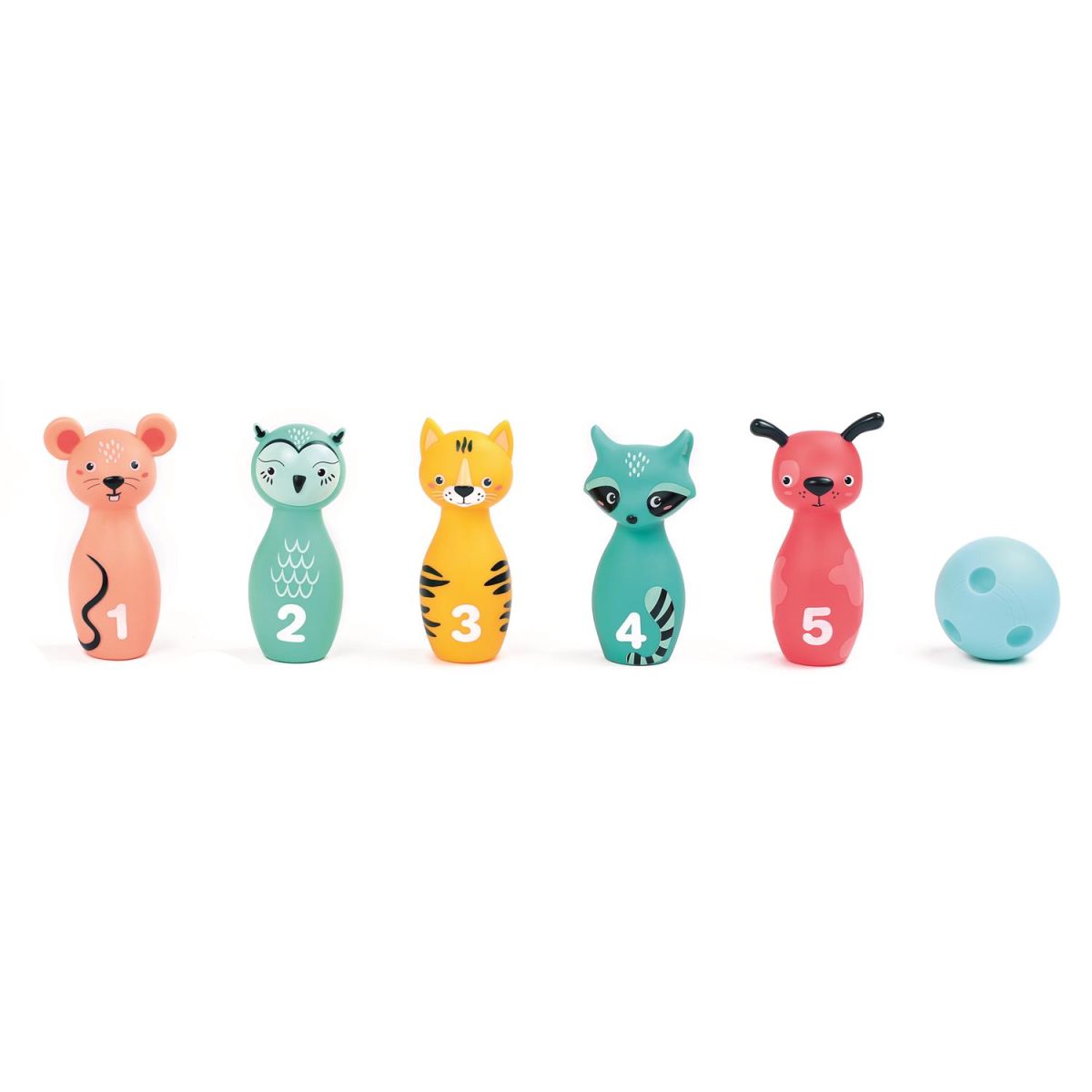 Ludi Quilles souples Multicolore - Ecru