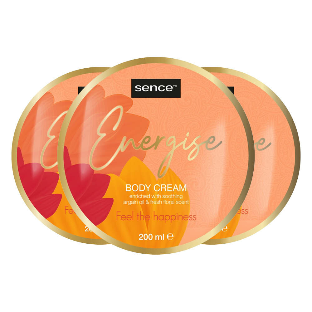 3x Sence Wellness Body Crème Energise200 ml