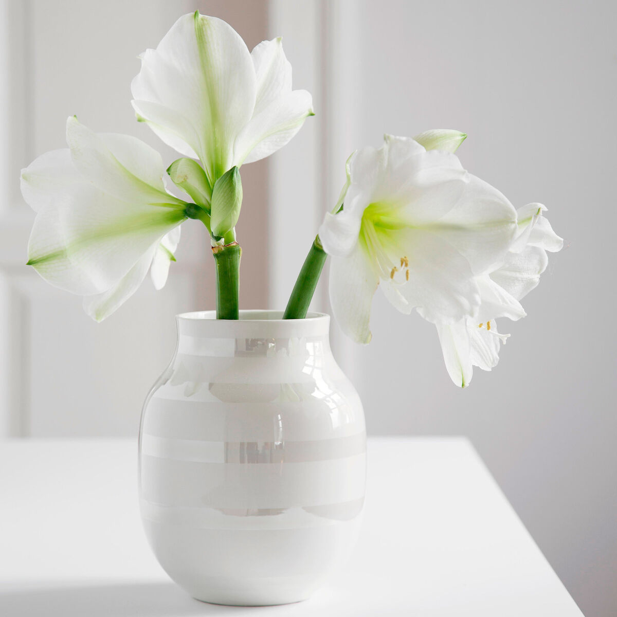 Omaggio Vase 200 mm Perlemor
