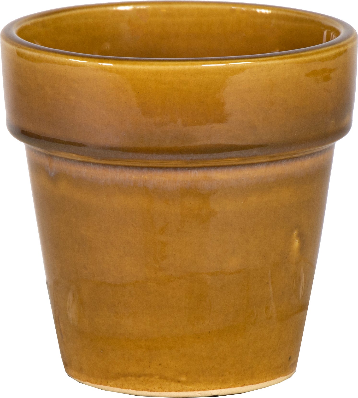 Mega Collections bloempot Grace geel D 20 H 20 cm