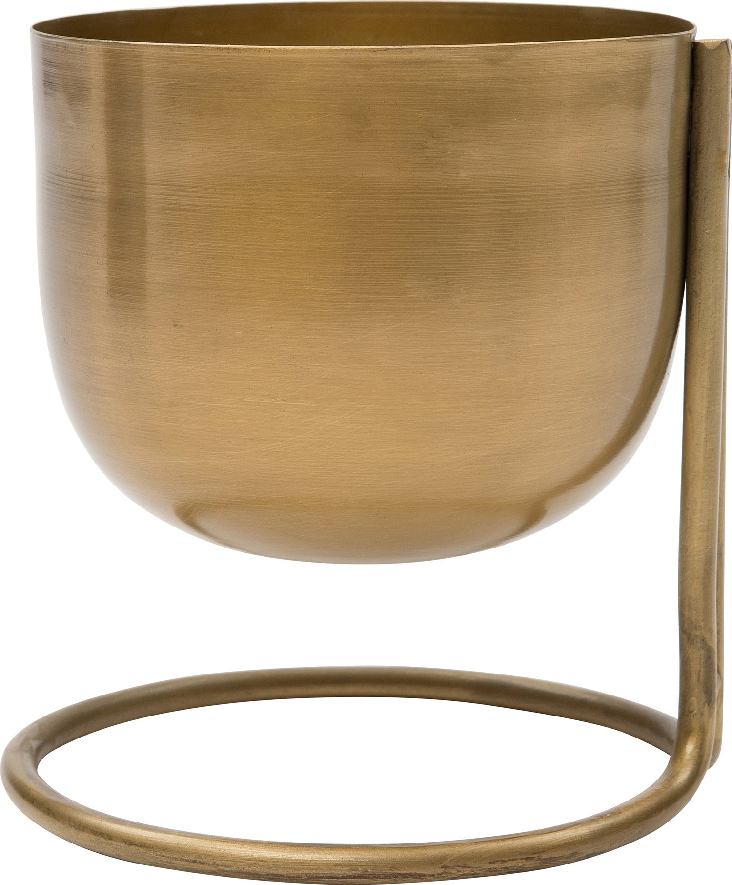 Intratuin bloempot op voet Donna goud D 10,5 H 12 cm