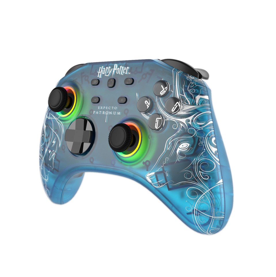 Trade Invaders Harry Potter Expecto Patronum Blue Gamepad Nintendo Switc