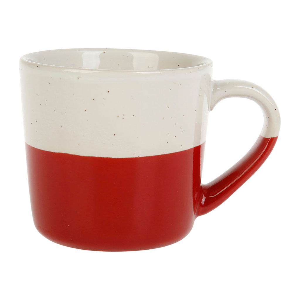 Tasse grès ENTRE DEUX rouge 22cl - LETHU