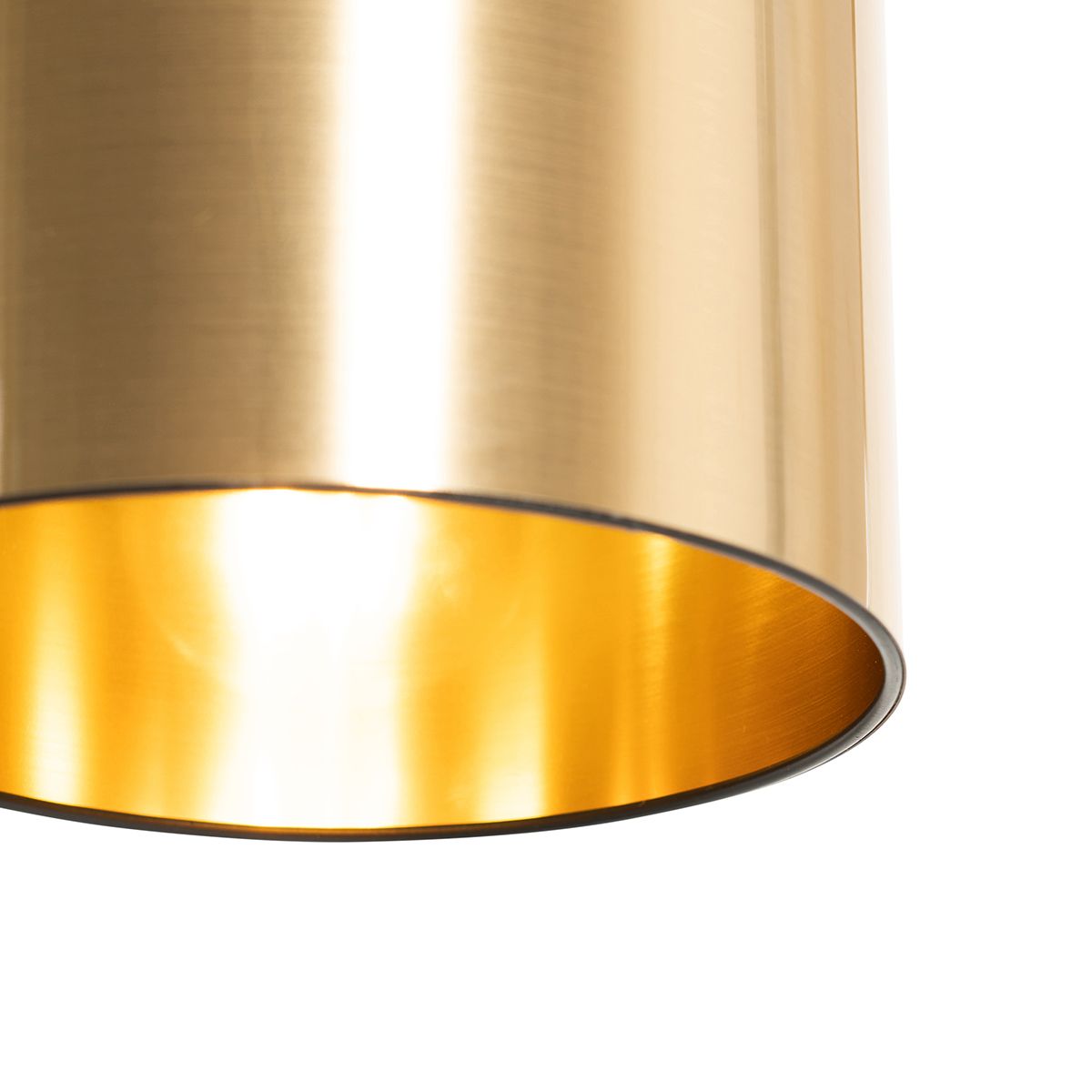 Smart vloerlamp zwart met goud incl. Wifi A60 - Lofty