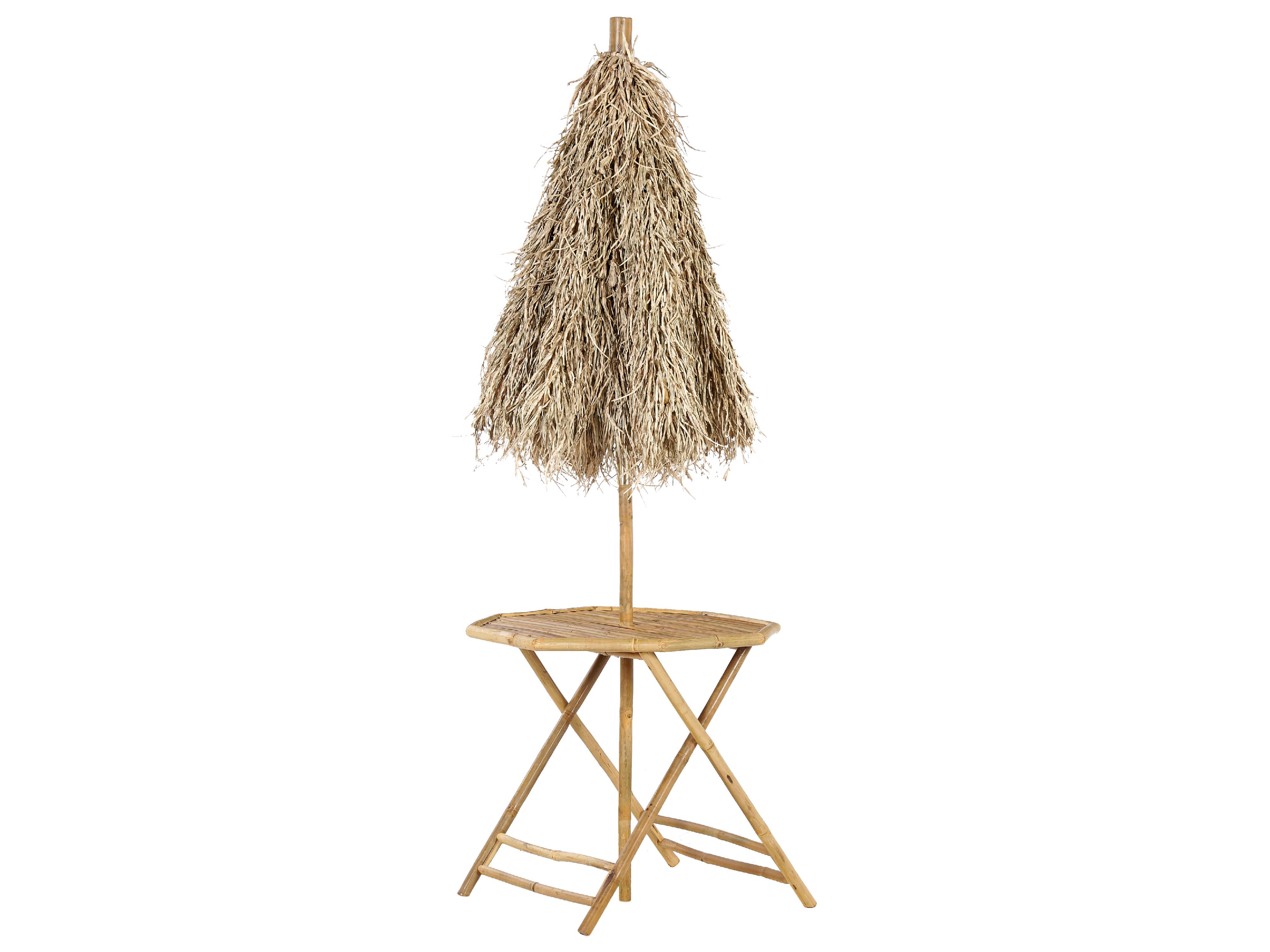 Bistrotafel MOLISE 85 cm 85 cm Bamboehout Lichtbruin