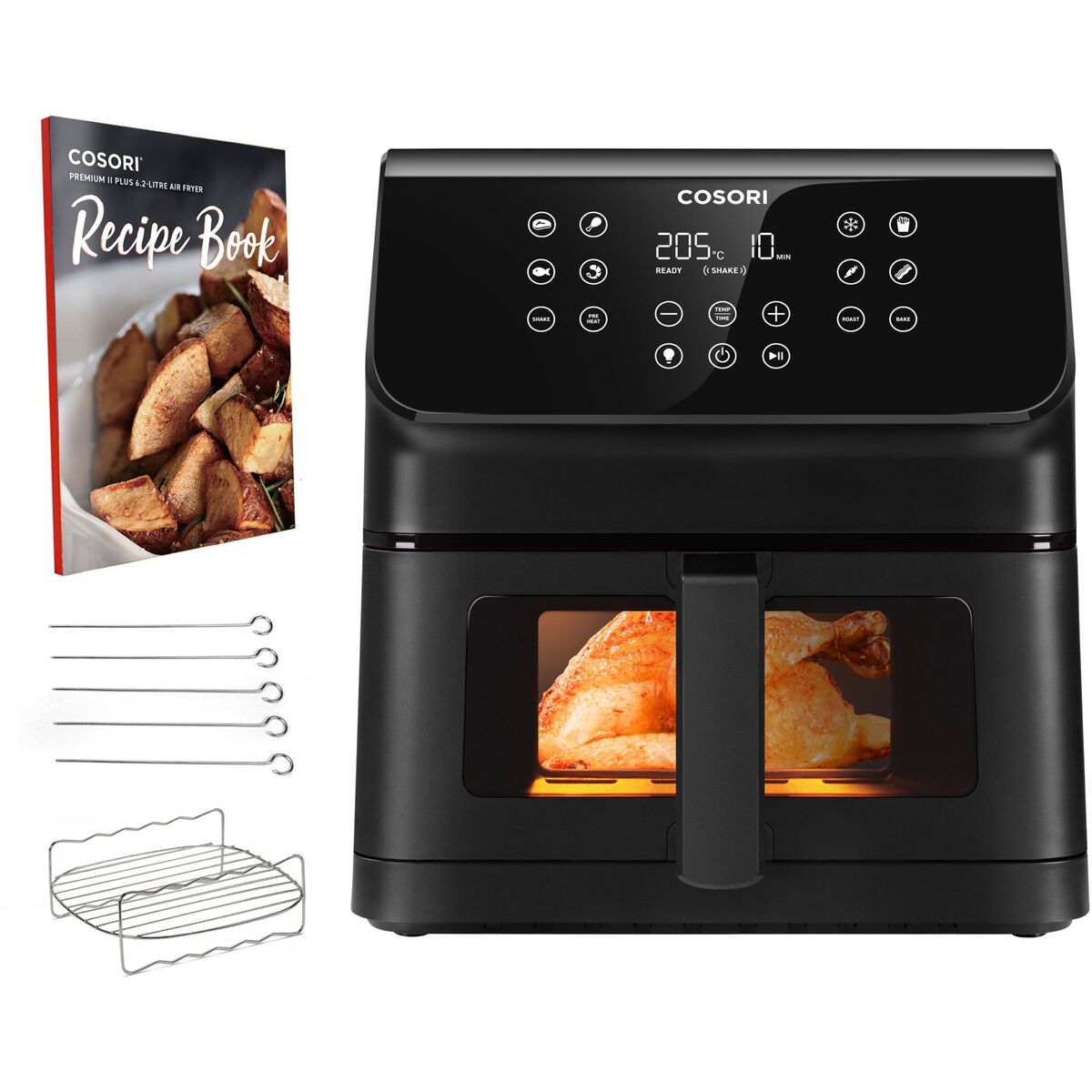 Premium II Plus Airfryer, svart