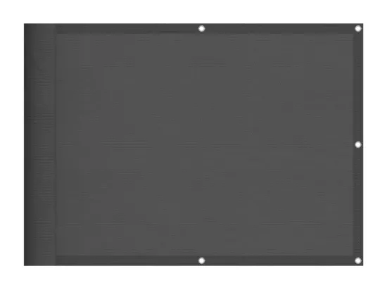 Écran de balcon anthracite 75x1000 100% polyester oxford