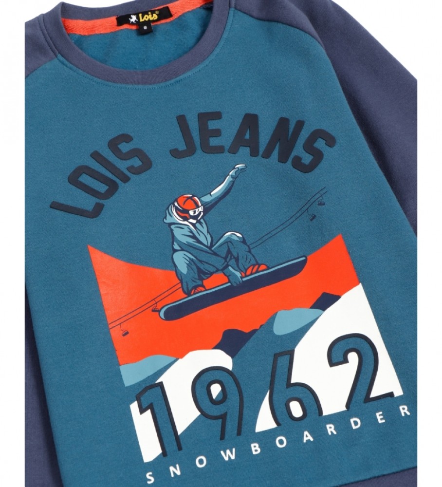 Pijama Lois de mangas compridas, colorido, azul marinho, estilo XGames