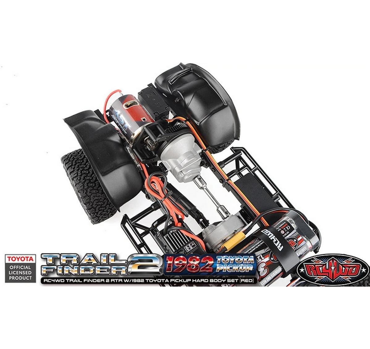 Scale Crawler Trail Finder 2 1982 Toyota, RTR, 1:10, Rot<br>1982 Toyota Pickup mit fester Karosserie