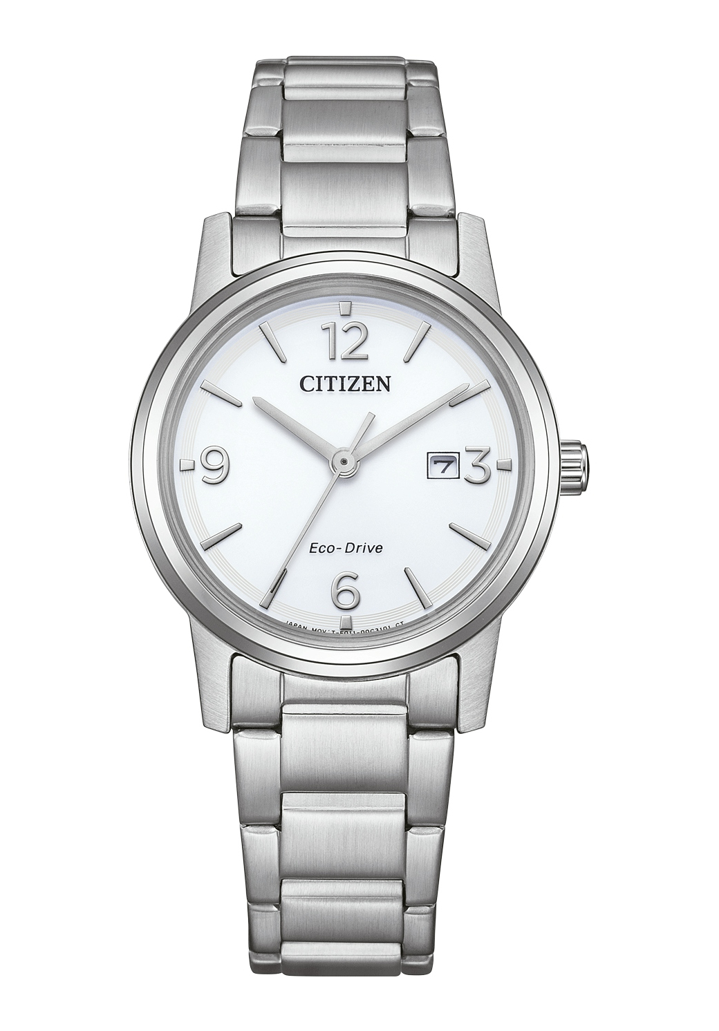 Citizen Eco Drive Pair Damenuhr weiß EW2720-57A