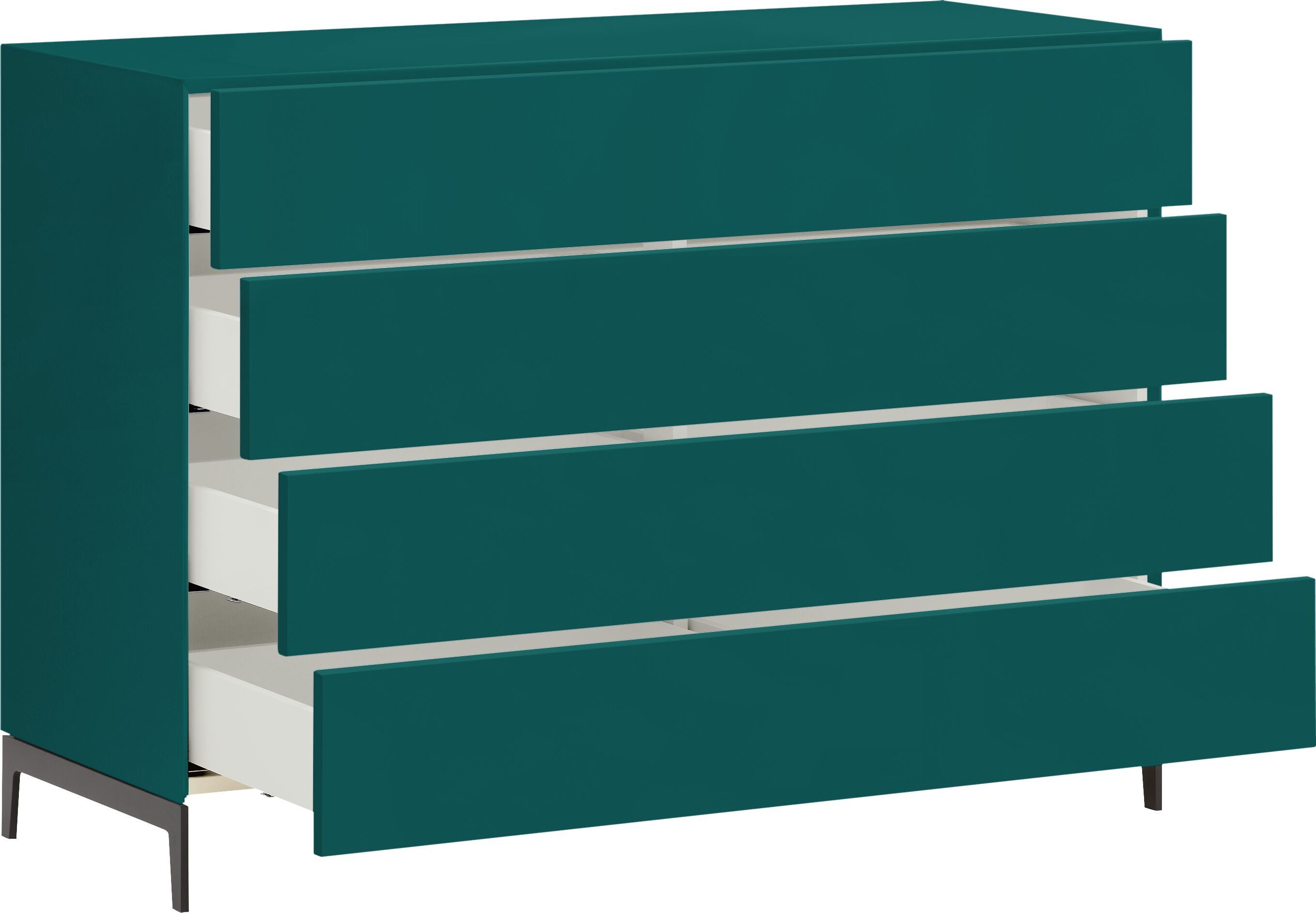 LUX Kommode - Petrol / B: 120.0 cm x T: 46.0 cm x H: 86.5 cm