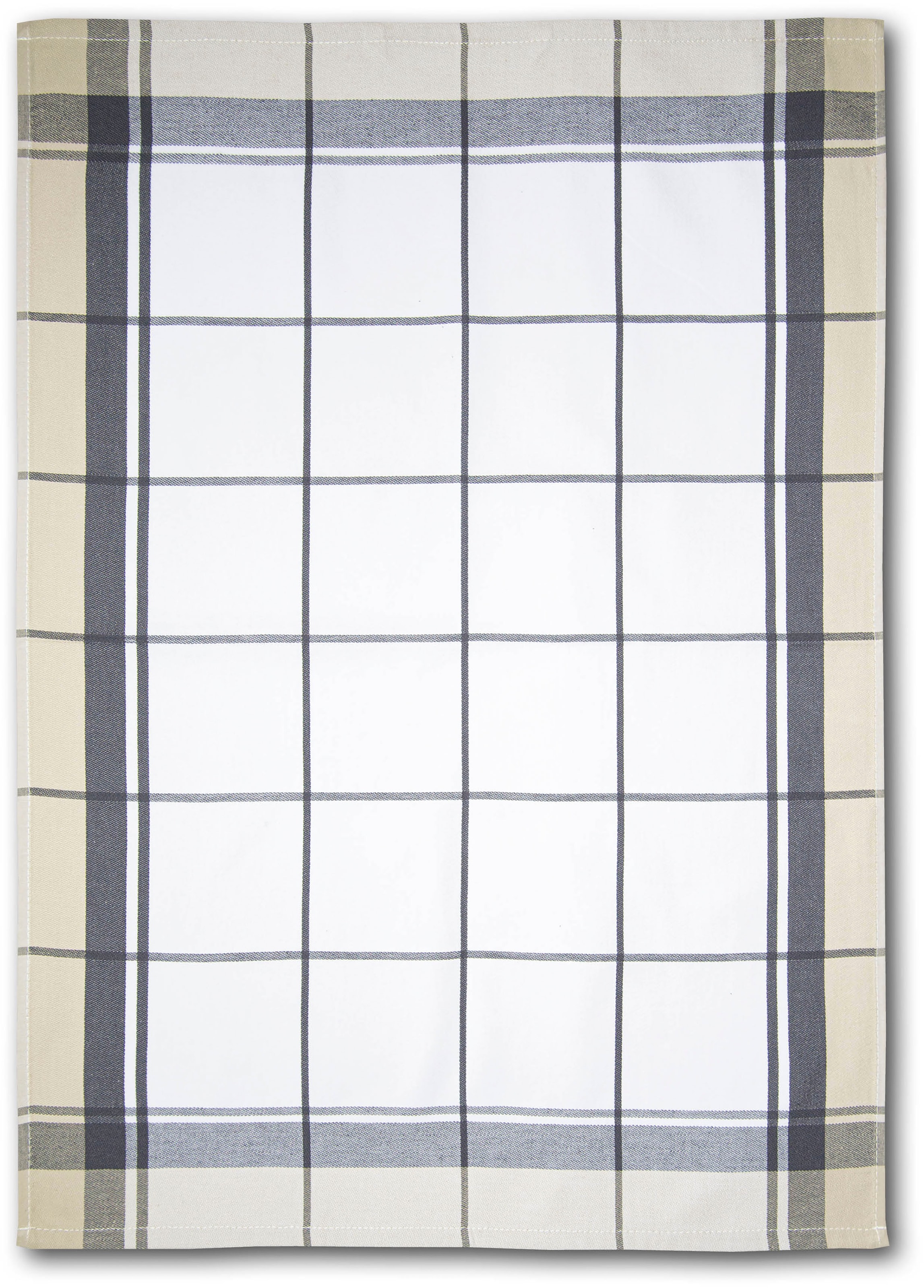 Dyckhoff Geschirrtuch »KARO, Masse je Tuch ca. 50x70 cm, aus 100% Baumwolle« mit drei verschiedenen Motiven
