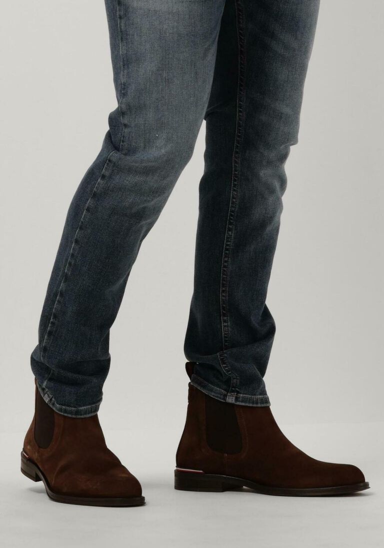 TOMMY HILFIGER bruine tommy hilfiger chelsea boots core rwb hilfiger chelsea