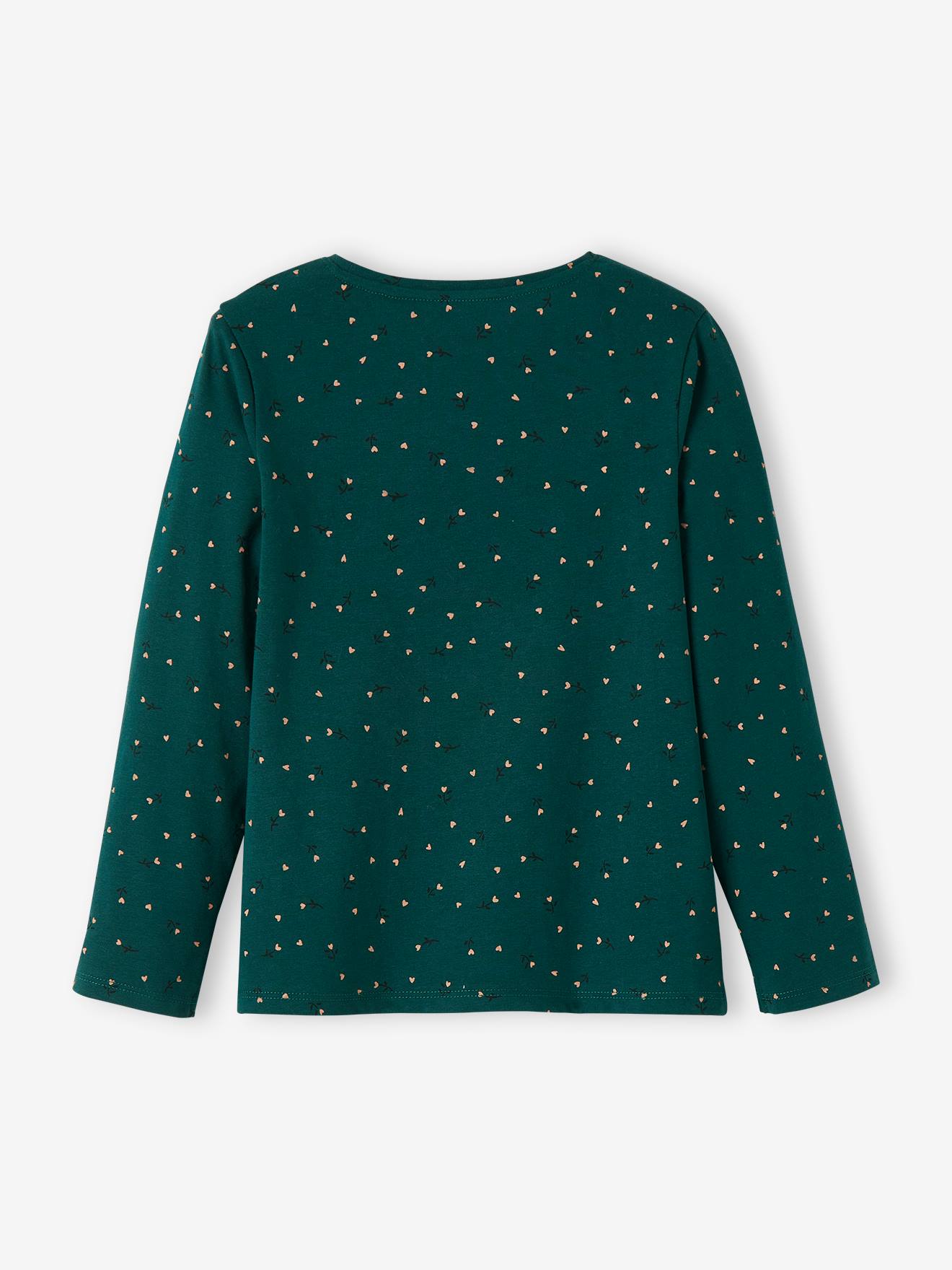 Camiseta estampada com letras em relevo, tamanho médio infantil, estampa marrom.