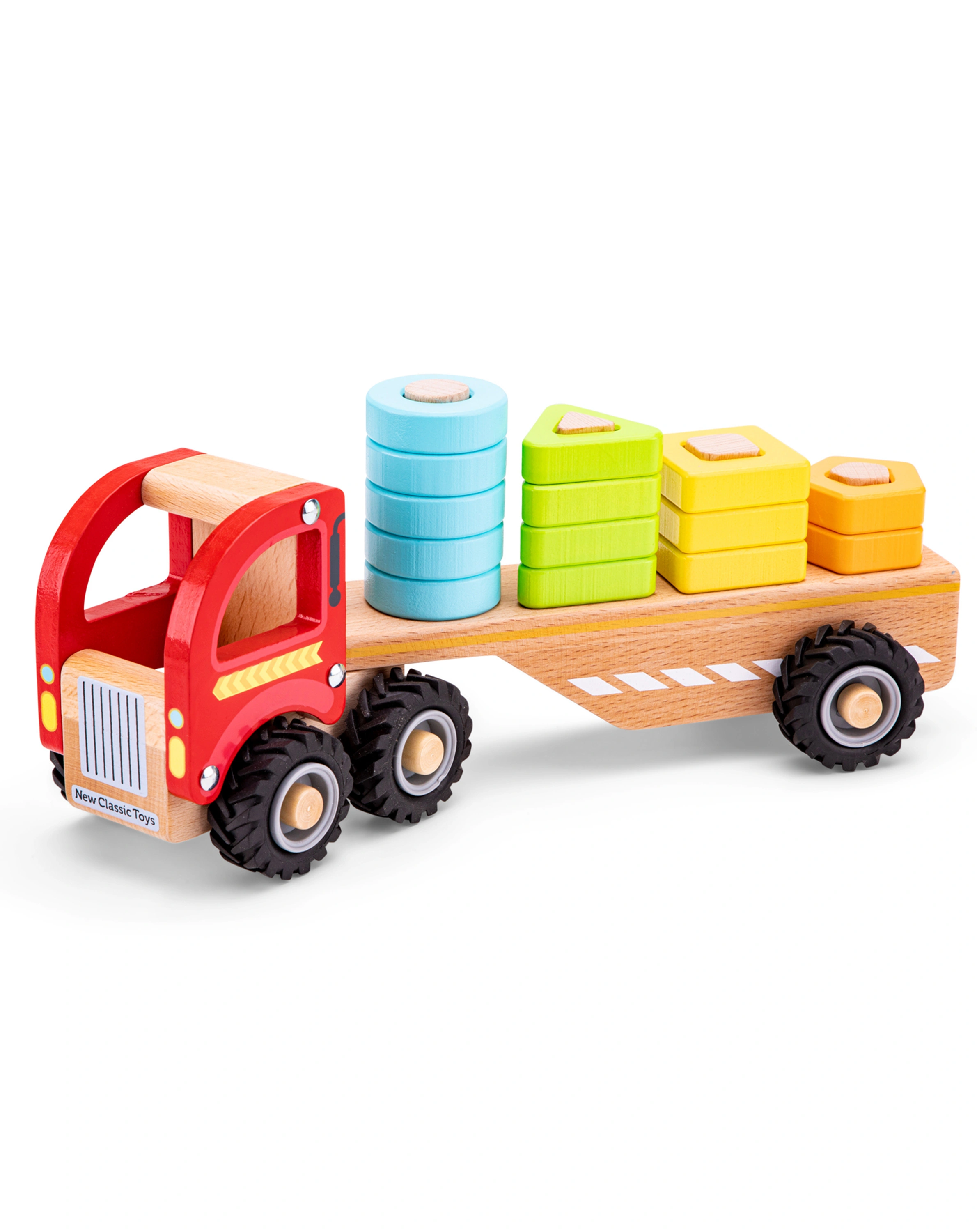 Holz-Lastwagen GEOMIC mit Formensteckspiel