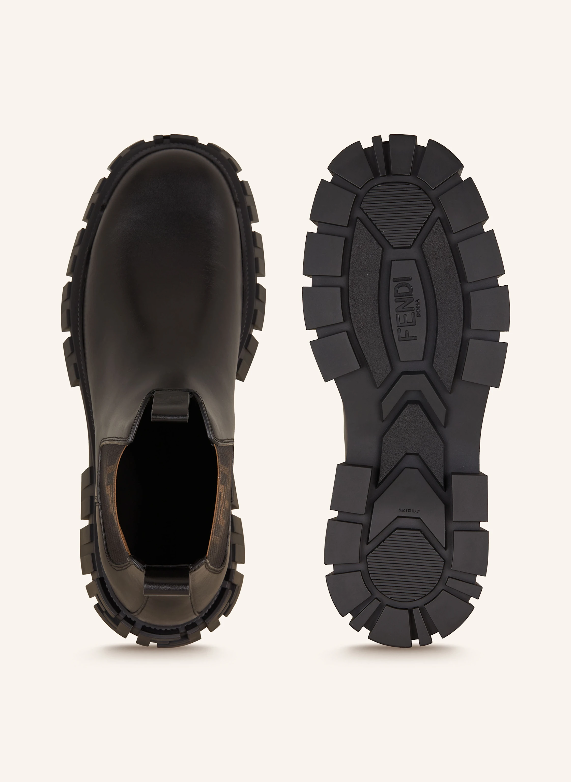 FENDI Plateau-Boots FF ELASTIC