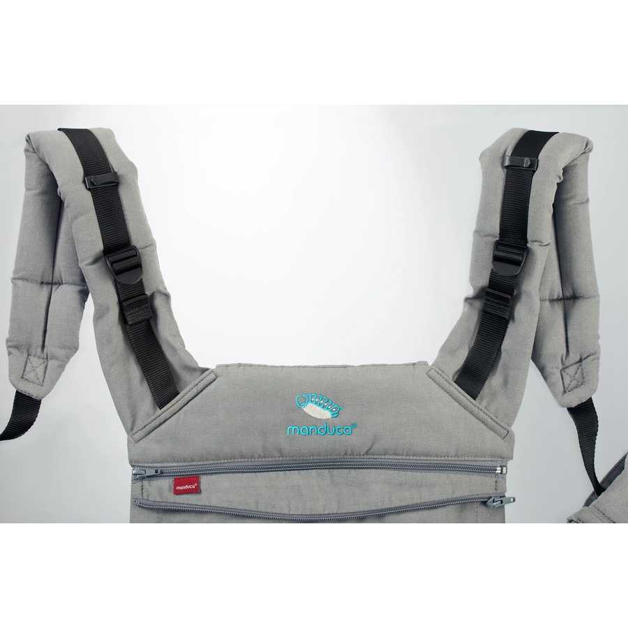 manduca Babytrage XT Cotton Grey-White