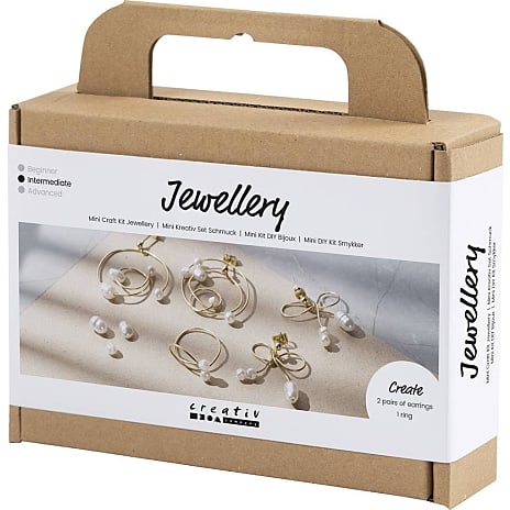 Creotime Mini DIY kit smykker - forgyldt