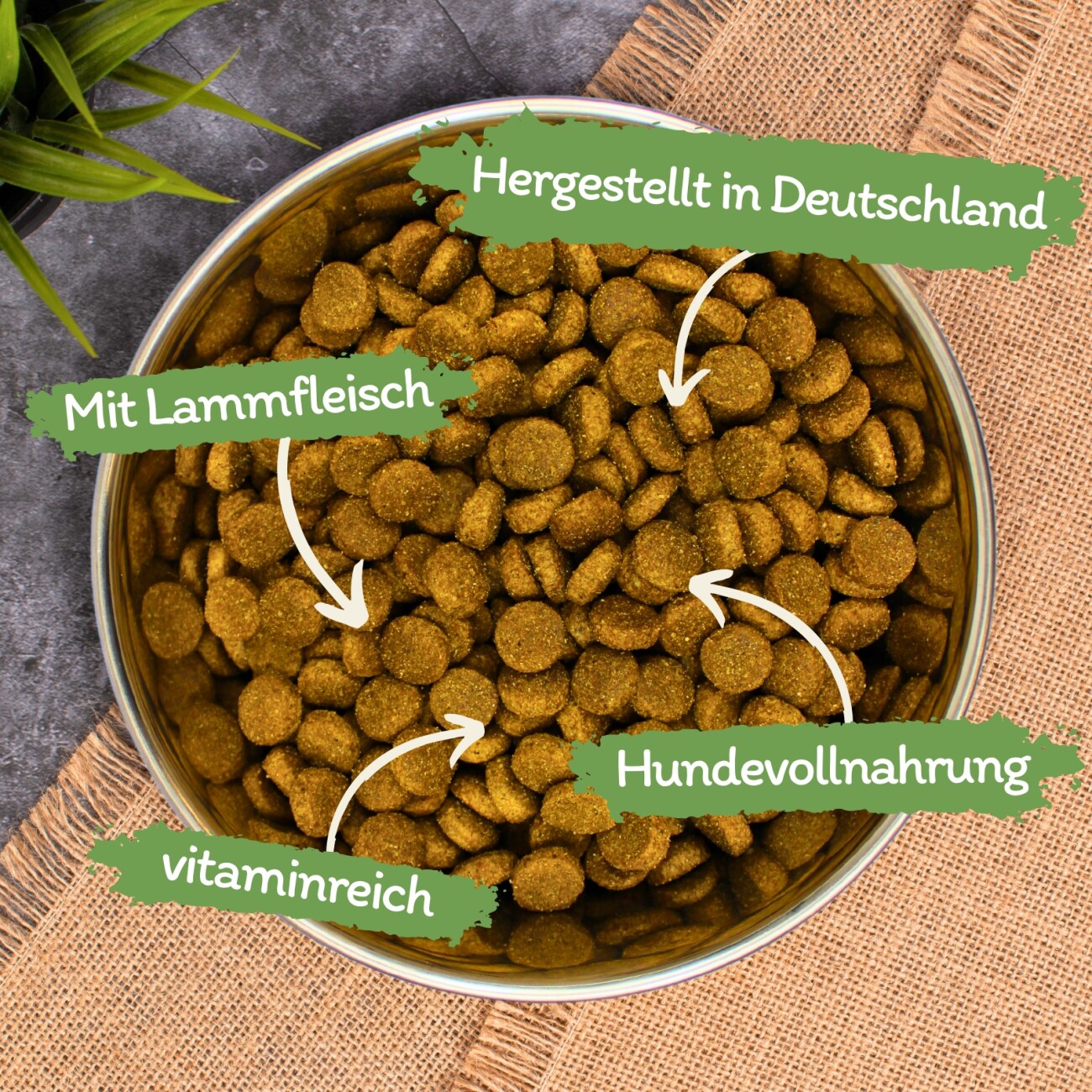 Lyra Pet Lecker.Pet Josie's Adult Lamm & Reis Hundefutter Trockenfutter Vollnahrung 4 kg