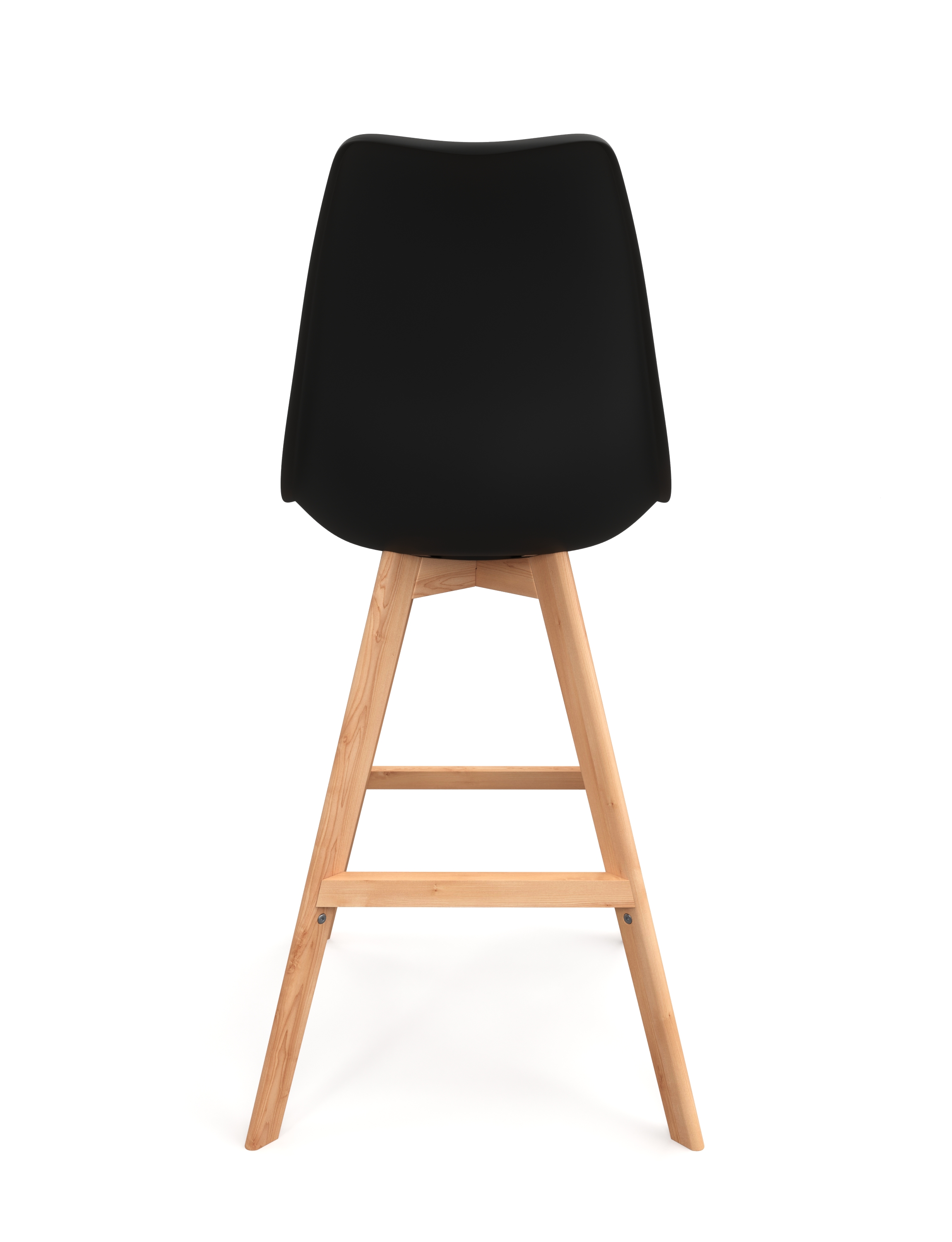 Barhocker AMELIA 2er Set schwarz