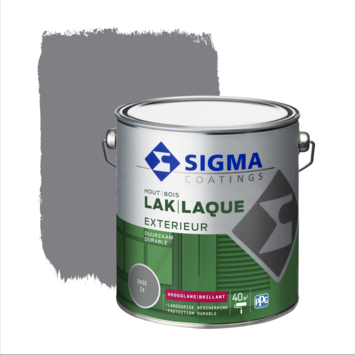 Sigma lak exterieur hoogglans 2,5 liter