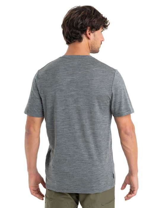 Tech Lite II SS Tee Natural Shades Logo herre-T-shirt