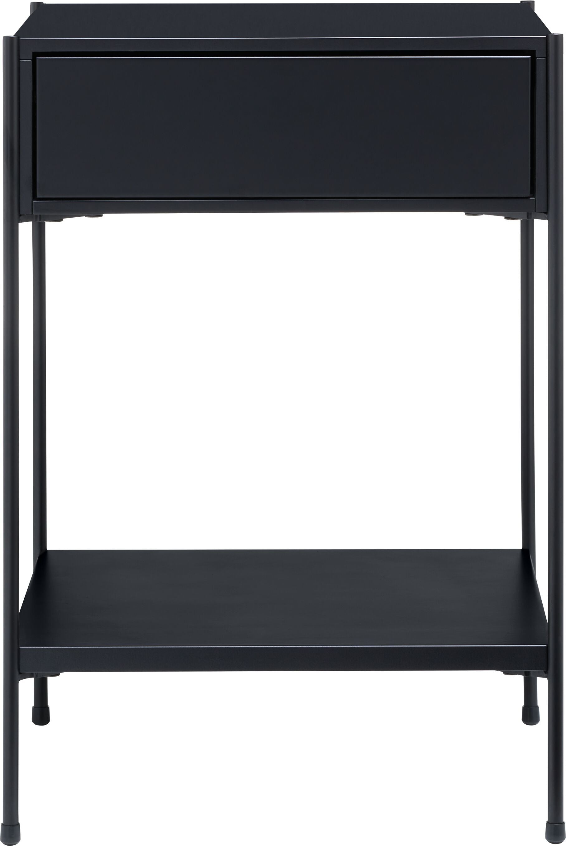 MALA Nachttisch - Schwarz / B: 40.0 cm x T: 40.0 cm x H: 59.0 cm