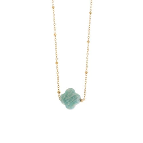 Collier trebol – apatite
