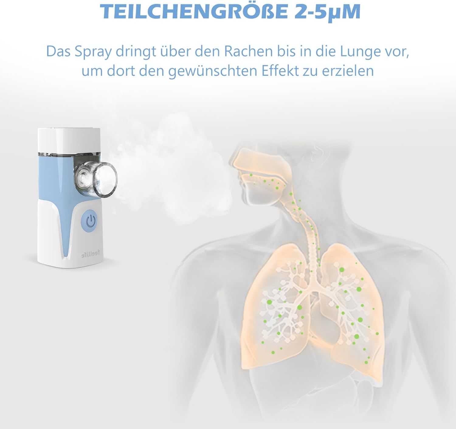 FEELLIFE Inhalationsgerät für Kinder & Erwachsene