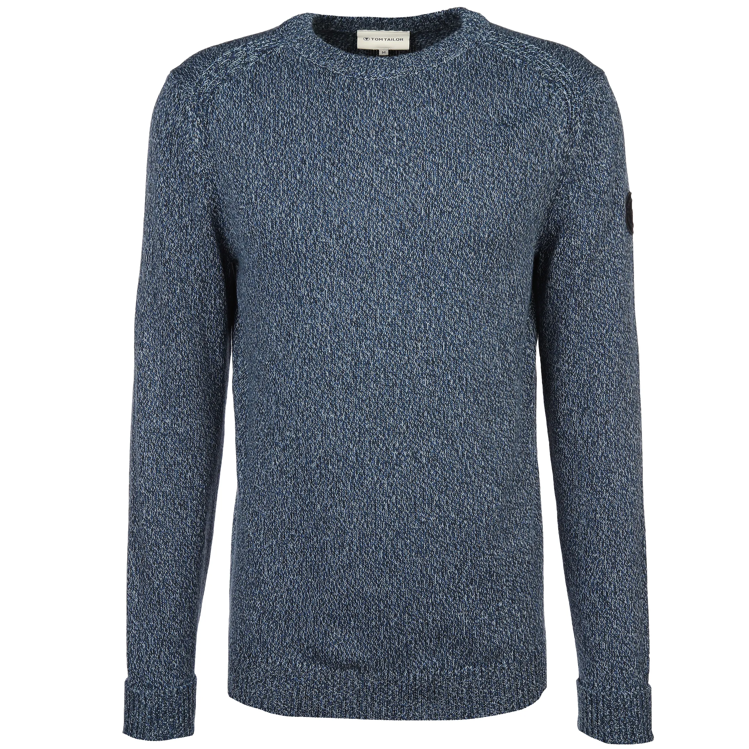 Herren Strickpullover in melierter Optik