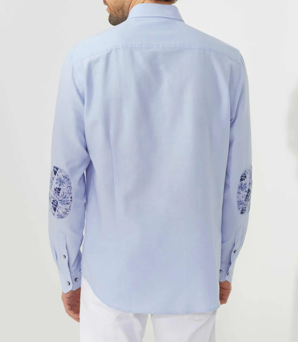 Chemise casual bleu ciel 