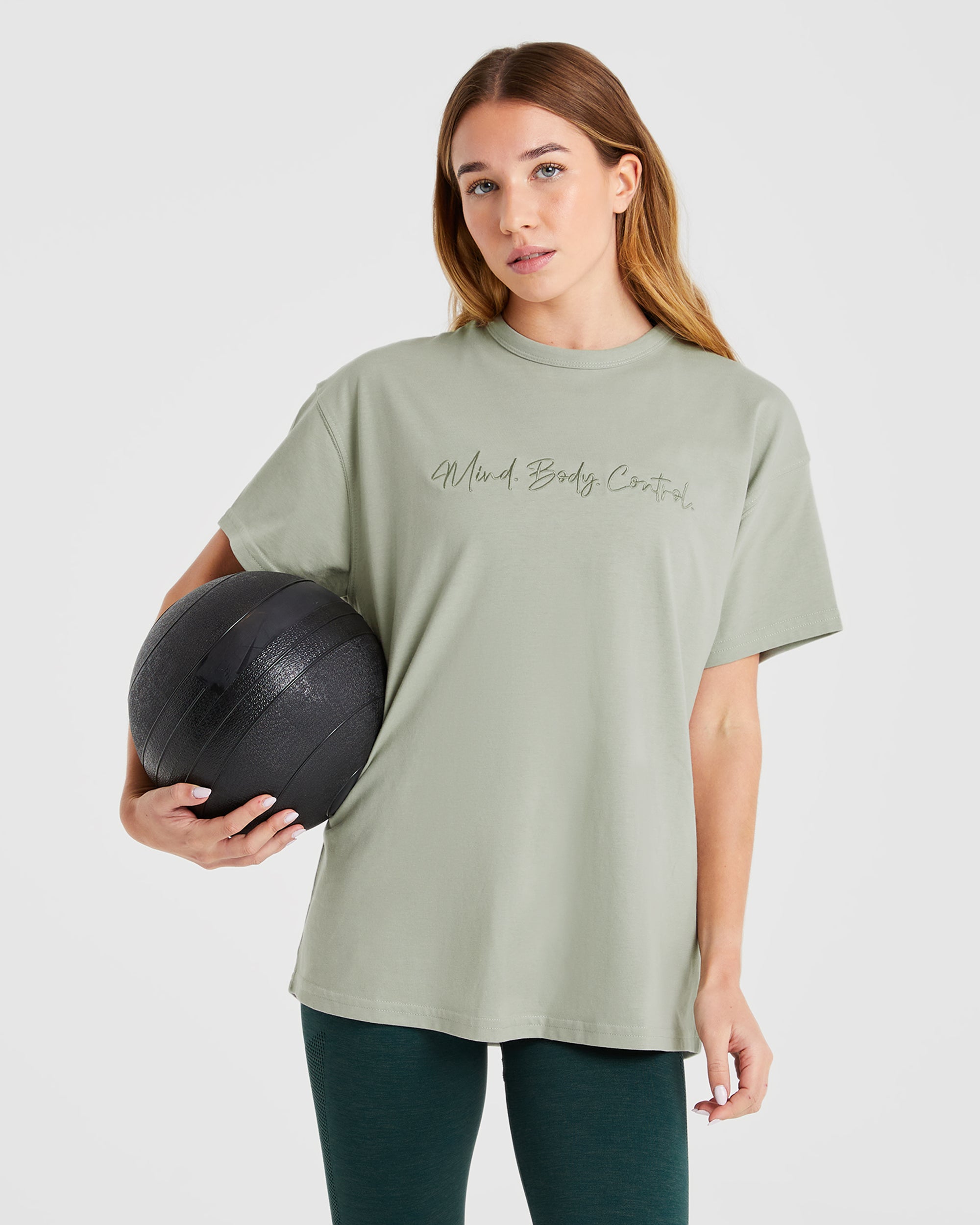 Mind Body Control Oversized T Shirt