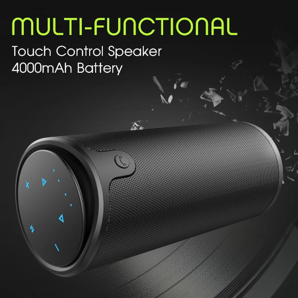 Universal Haut-parleur Bluetooth Colonne Portable - Noir
