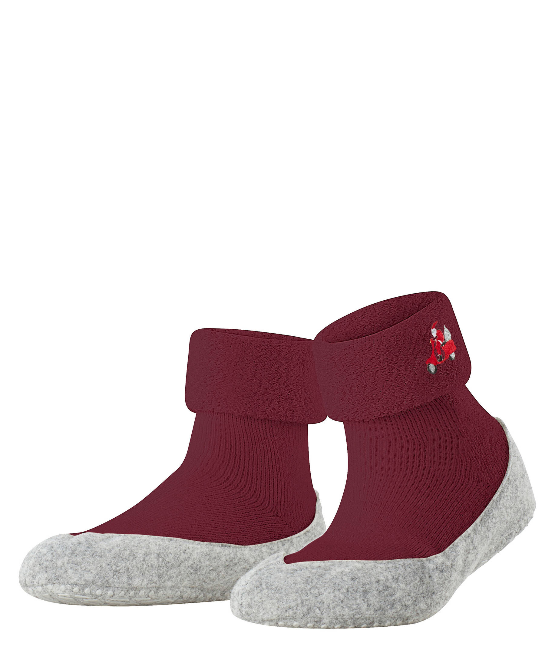 FALKE| Damen Hausschuhe Cosyshoe Driving Santa